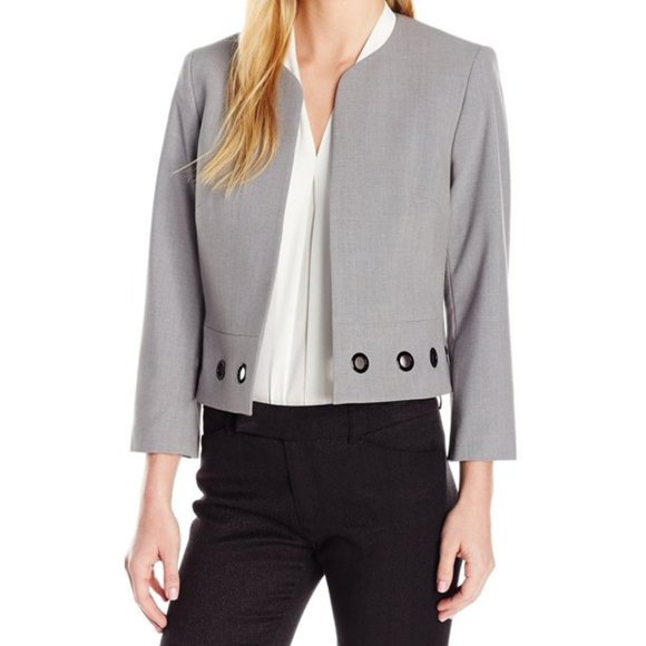 Nine West Jackets & Blazers - Nine West Women's Grommet-Trim Jacket